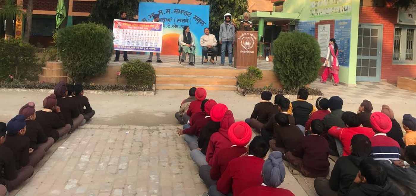 Organized traffic awareness seminar